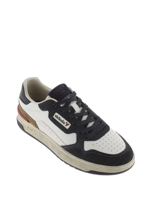 C80 Sneakers in pelle logo vintage marino - Scarpe Uomo