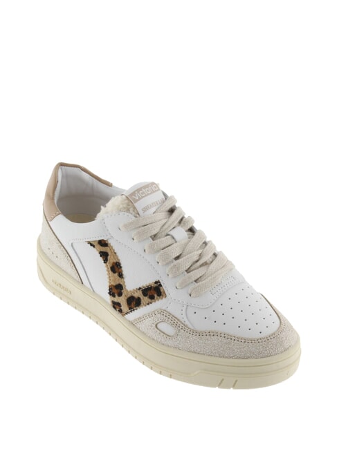 SEUL Sneakers donna con logo animalier camel - Scarpe Donna
