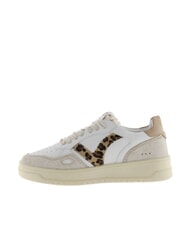 VICTORIA SEUL Sneakers donna con logo animalier camel - Scarpe Donna - 4