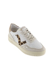 VICTORIA SEUL Sneakers donna con logo animalier camel - Scarpe Donna - 3