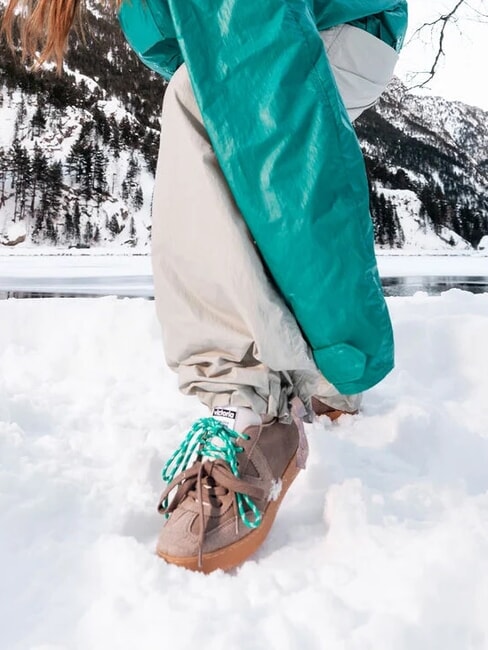 BERLIN Sneakers con suola caramello vison - Scarpe Donna