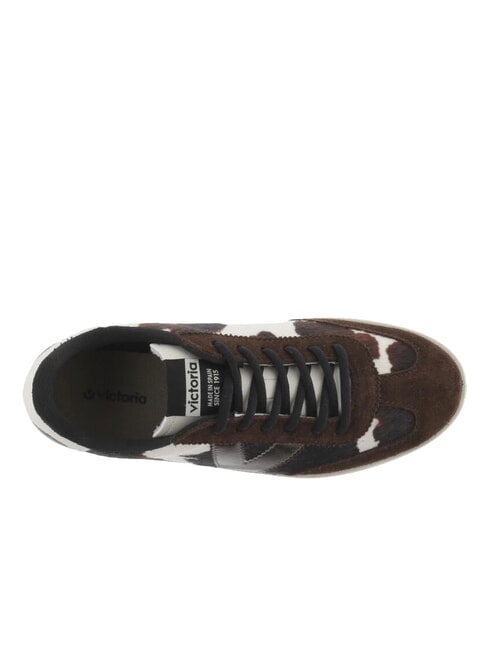 BERLIN Sneakers ciclista stampa animalier blanco - Scarpe Donna