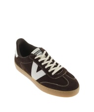 VICTORIA BERLIN Sneakers ciclista in crosta di cuoio chocolate - Scarpe Donna - 3