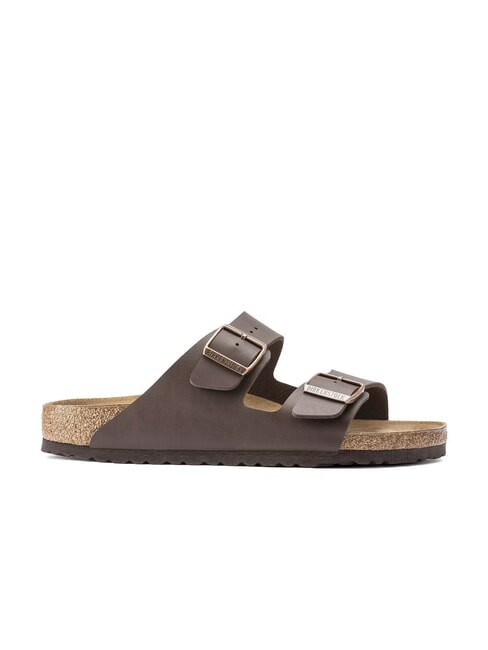 ARIZONA BIRKO FLOR Sandalo ciabatta a due fibbie dark brown - Scarpe Unisex