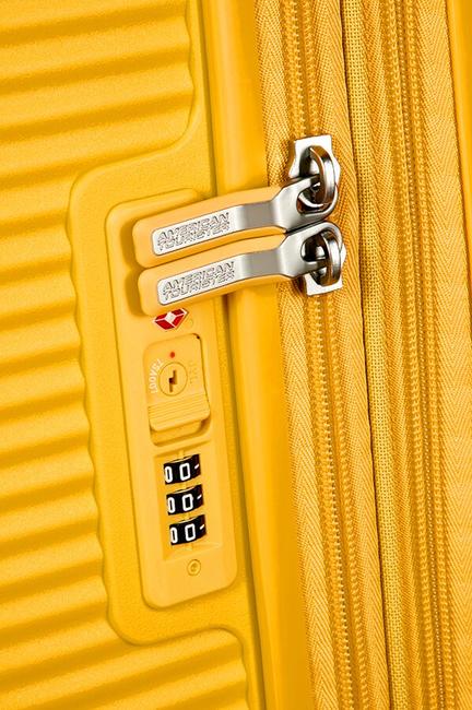 SOUNDBOX Trolley piccolo espandibile goldenyellow - Bagagli a mano