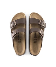 BIRKENSTOCK ARIZONA BIRKO FLOR Sandalo ciabatta a due fibbie dark brown - Scarpe Unisex - 5