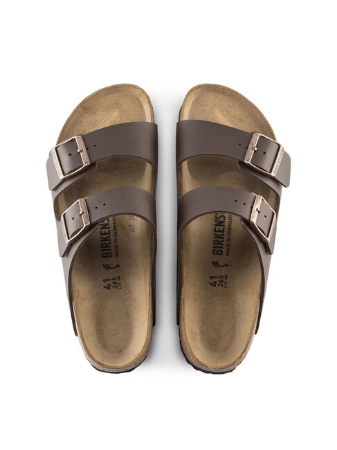 ARIZONA BIRKO FLOR Sandalo ciabatta a due fibbie dark brown - Scarpe Unisex