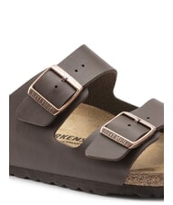 BIRKENSTOCK ARIZONA BIRKO FLOR Sandalo ciabatta a due fibbie dark brown - Scarpe Unisex - 4