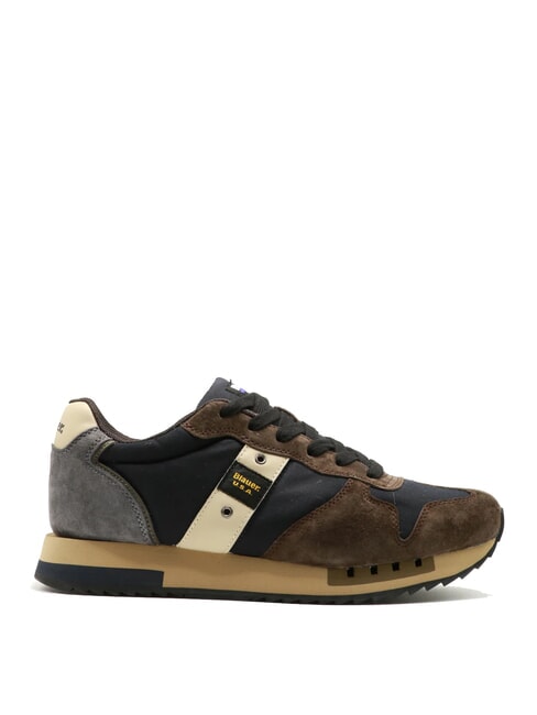 QUEENS  Sneakers Uomo navy/brown - Scarpe Uomo