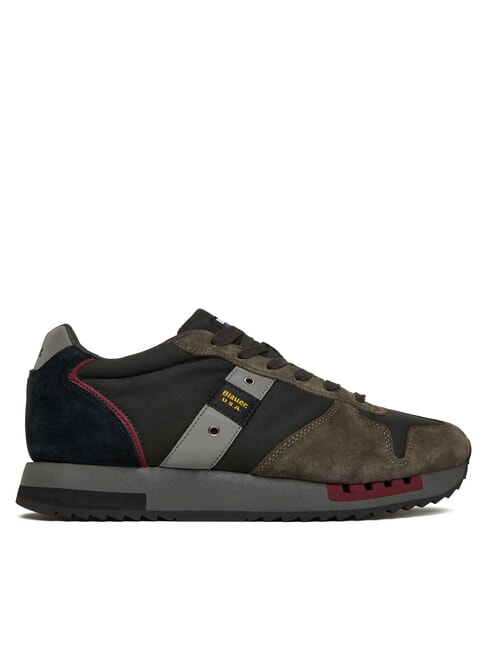 QUEENS  Sneakers Uomo black/military - Scarpe Uomo
