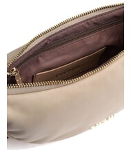 ALVIERO MARTINI PRIMA CLASSE PUFFY NYLON Borsa mezzaluna mini tracolla greige - Borse Donna - 4