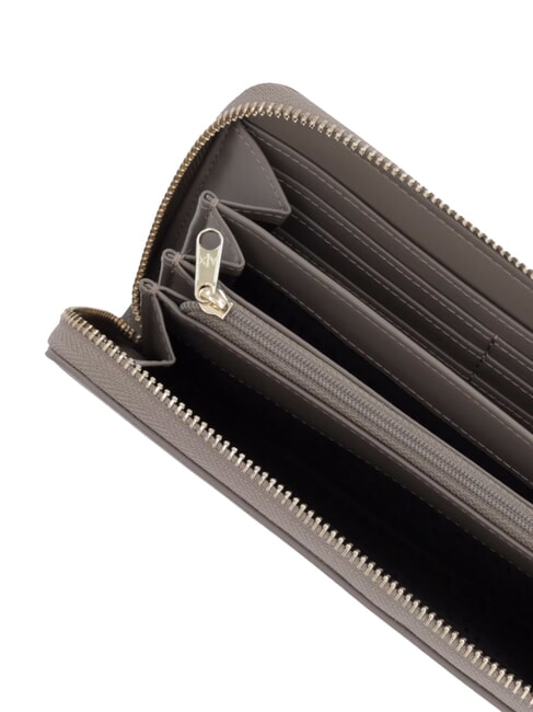 A|X  Portafoglio zip around brown bass - Portafogli Donna