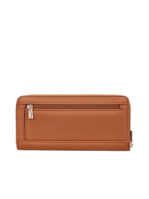 LAUREL 2 Portafoglio grande zip around polsierina COGNAC - Portafogli Donna