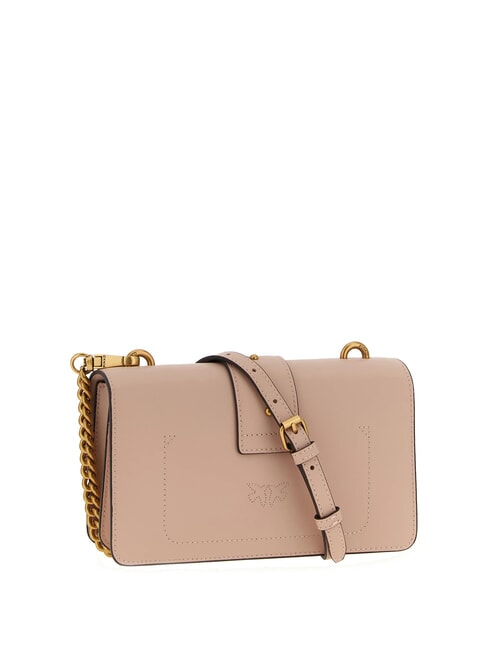 LOVE ONE CLASSIC Borsa mini in pelle a tracolla cipria-antique gold - Borse Donna