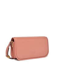 PINKO LOVE BOX Borsetta a tracolla, in pelle marrone aragona-antique gold - Borse Donna - 2