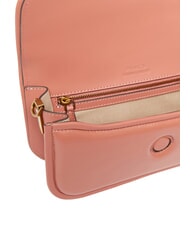 PINKO LOVE BOX Borsetta a tracolla, in pelle marrone aragona-antique gold - Borse Donna - 3