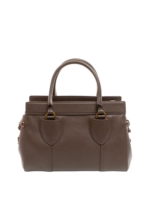 YORK Borsa a mano in pelle martellata fondant brown - Borse Donna