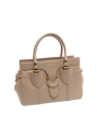 COCCINELLE YORK Borsa a mano in pelle martellata warm taupe - Borse Donna - 5