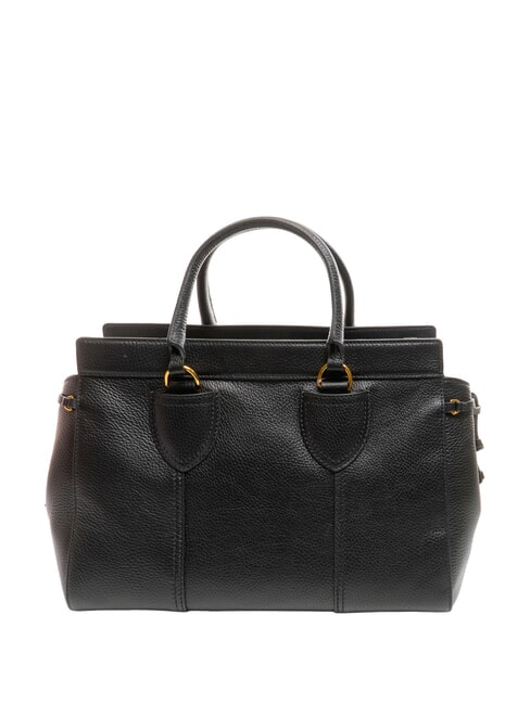 YORK Borsa a mano in pelle con fibbia Nero - Borse Donna