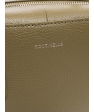 COCCINELLE SWAP Borsa a bauletto in pelle con tracolla laurel green - Borse Donna - 5