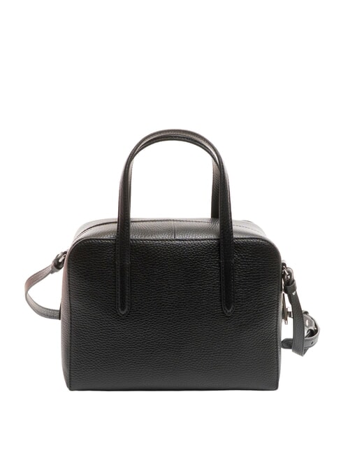 SWAP Borsa a bauletto in pelle con tracolla Nero - Borse Donna
