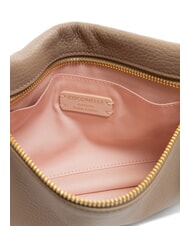 COCCINELLE HYLE Borsa piatta piccola in pelle a tracolla warm taupe - Borse Donna - 6