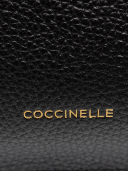 HYLE Borsa piatta piccola in pelle a tracolla Nero - Borse Donna