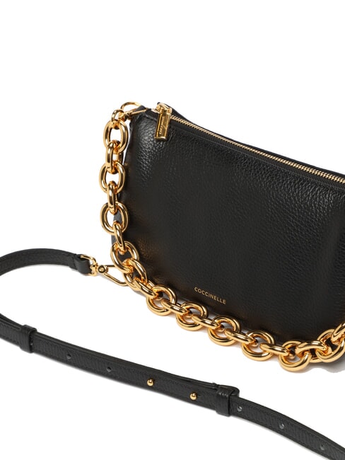 ISIDE Borsa in pelle piccola a tracolla Nero - Borse Donna