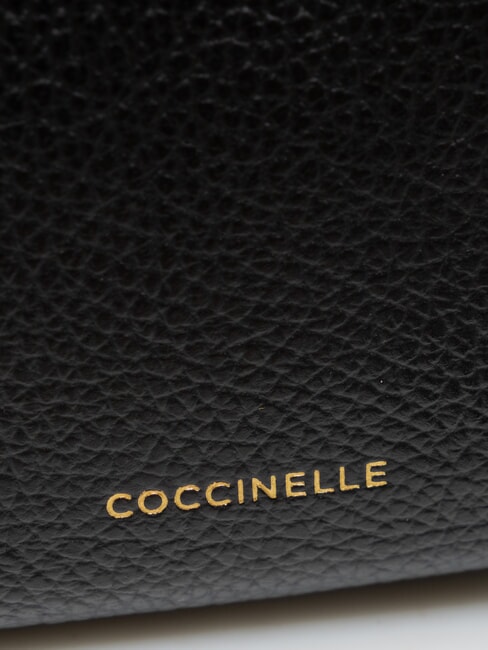 ISIDE Borsa in pelle a spalla con tracolla Nero - Borse Donna