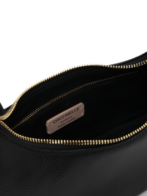 ISIDE Borsa in pelle a spalla con tracolla Nero - Borse Donna