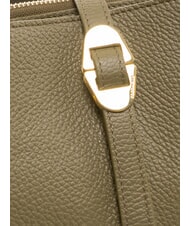 COCCINELLE CHARA Borsa a spalla in pelle laurel green - Borse Donna - 4