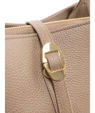 COCCINELLE CHARA Borsa a spalla in pelle warm taupe - Borse Donna - 5