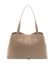 COCCINELLE CHARA Borsa a spalla in pelle warm taupe - Borse Donna - 3