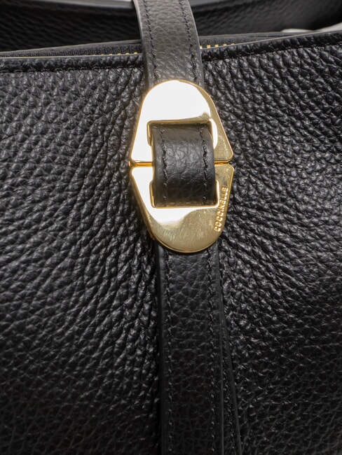 CHARA Borsa a spalla in pelle Nero - Borse Donna