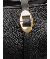 COCCINELLE CHARA Borsa a spalla in pelle Nero - Borse Donna - 5