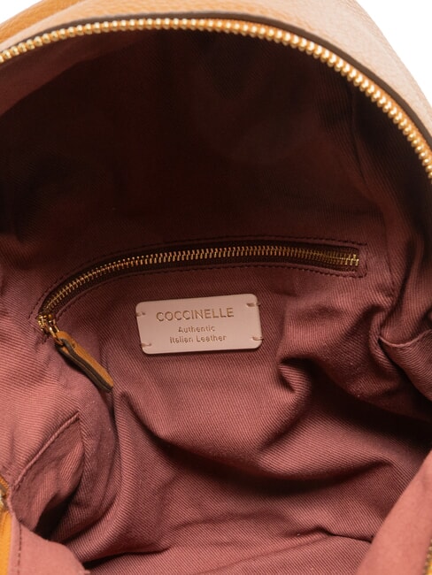 JEN Zaino rotondo in pelle con tasca CUIR - Borse Donna