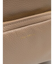 COCCINELLE JEN Zaino rotondo in pelle con tasca warm taupe - Borse Donna - 5