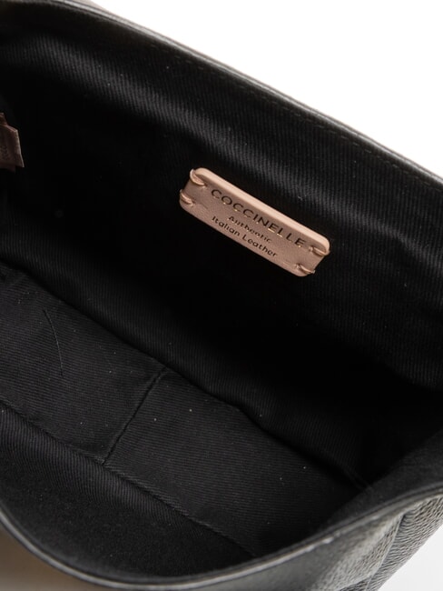 ERIS Borsa mini in pelle a tracolla Nero - Borse Donna