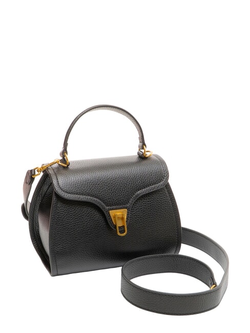 MARVIN Borsa a mano mini in pelle con tracolla Nero - Borse Donna