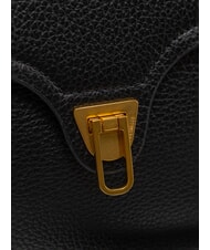 COCCINELLE MARVIN Borsa a mano mini in pelle con tracolla Nero - Borse Donna - 5