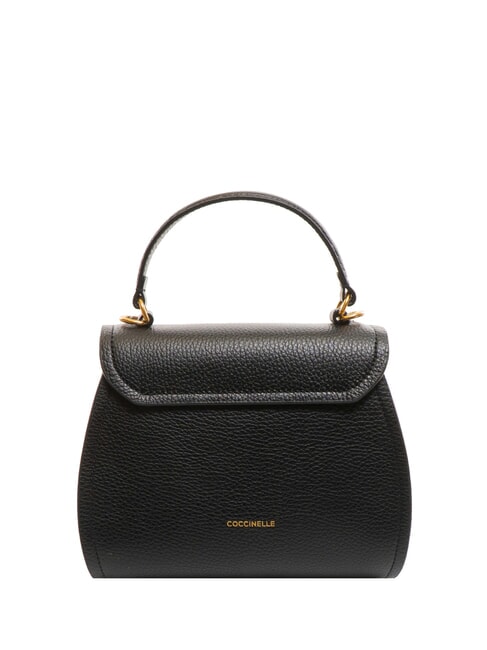 MARVIN Borsa a mano mini in pelle con tracolla Nero - Borse Donna