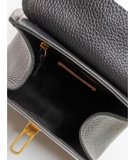 COCCINELLE MARVIN Borsa a mano mini in pelle con tracolla Nero - Borse Donna - 6