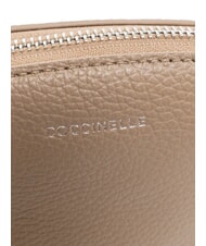 COCCINELLE AGATEA Beauty trousse in pelle warm taupe - Bustine & Necessaire - 3
