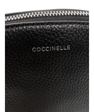 COCCINELLE AGATEA Beauty trousse in pelle Nero - Bustine & Necessaire - 3