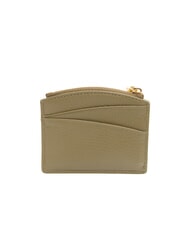 COCCINELLE ROUNDED PRINTED Portacarte piccolo in pelle con zip - Portafogli Donna