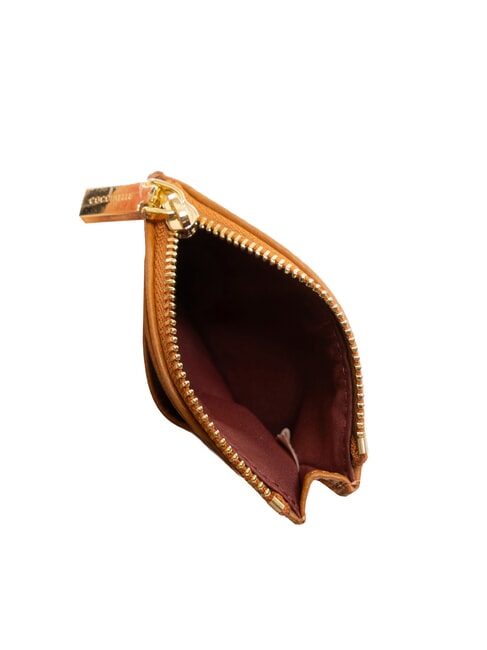 ROUNDED PRINTED Portacarte piccolo in pelle con zip CUIR - Portafogli Donna