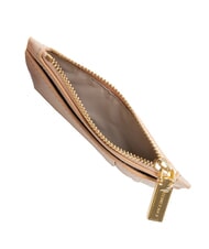 COCCINELLE ROUNDED PRINTED Portacarte piatto in pelle con zip rosette - Portafogli Donna - 3