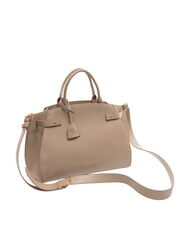 COCCINELLE KLICHE Borsa a mano in pelle con tracolla warm taupe - Borse Donna - 2