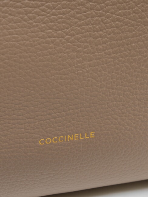 KLICHE Borsa a mano in pelle con tracolla warm taupe - Borse Donna