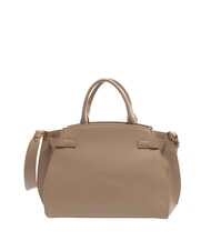 COCCINELLE KLICHE Borsa a mano in pelle con tracolla warm taupe - Borse Donna - 3